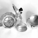 Ver imagem 3 de Cafeteira Italiana Expresso Faz 9 Xícaras Café Cinza Aluminio