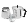 Cafeteira Italiana Expresso Faz 9 Xícaras Café Cinza Aluminio - 2