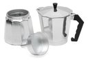 Ver imagem 2 de Cafeteira Italiana Expresso Faz 9 Xícaras Café Cinza Aluminio