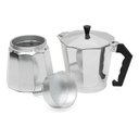 Ver imagem 2 de Cafeteira Italiana Expresso Faz 9 Xícaras Café Cinza Aluminio