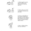 Ver imagem 4 de Cafeteira Italiana Expresso Faz 9 Xícaras Café Cinza Aluminio