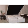Cama Box Baú Queen Universal Courano White (158x198x35) - Ortobom - 6
