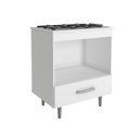 Ver mais imagens de Balcão Cooktop Multiuso Nicho Forno 72cm Alecrim Poliman Móveis