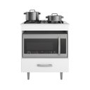 Ver imagem 7 de Balcão Cooktop Multiuso Nicho Forno 72cm Alecrim Poliman Móveis