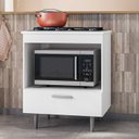 Ver imagem 1 de Balcão Cooktop Multiuso Nicho Forno 72cm Alecrim Poliman Móveis