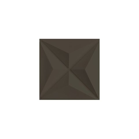 Kit 30 Placas Decorativas 3D Estelar Preto 50x50 cm