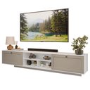 Ver imagem 2 de Rack Suspenso para Tv até 80 Polegadas 218 Cm 2 Portas Branco/crema Vik Madesa