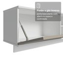 Ver imagem 6 de Rack Suspenso para Tv até 80 Polegadas 218 Cm 2 Portas Branco/crema Vik Madesa