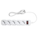 Ver imagem 2 de Filtro Linha Tripolar Bivolt Fusível 5 Tomadas Segurança Energia Alta Proteção Dispositivos Eletrôni