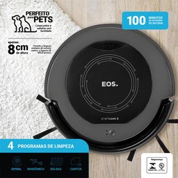 Robô Aspirador de Pó EOS Smart Clean Ear01T Titanium Bivolt - 5