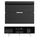 Ver imagem 7 de Rack Madesa Dubai e Painel para Tv até 65 Polegadas com Pés - Preto/branco