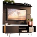 Ver imagem 2 de Rack Madesa Dubai e Painel para Tv até 65 Polegadas com Pés - Preto/branco