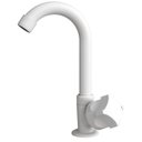 Ver mais imagens de Pia Lavatório Plástico 4,8l Preta + Sifão Sanfonado Universal 61cm Preto + Torneira Branca + Veda Ro