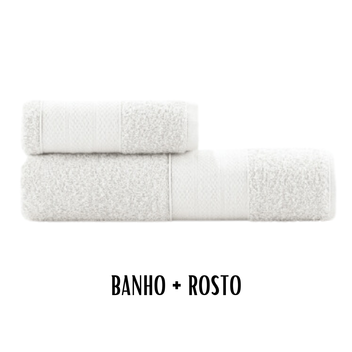 Kit Toalha de Banho + Rosto Altenburg Toquio 2 Pcs:branco