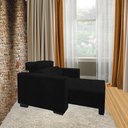 Ver imagem 1 de Poltrona Amamentação E Decoração Veneza Exclusiva  Preto- Aguias Decor Home