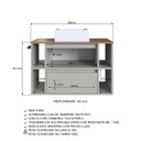 Ver imagem 7 de Conjunto Banheiro Gabinete com Cuba e Espelheira Suspenso Multimóveis Crpro-CON033 Mel/Arenas