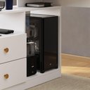 Ver imagem 7 de Mesa para Computador Flex em L ou Linear com Corrediças Telescópicas e Puxadores ABS Branco