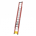 Ver imagem 1 de Escada Extensível Profissional Fibra de Vidro 4,25m a 7,25m 170kg Síntese