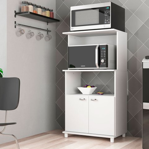 Multiuso Dallas para Forno e Microondas 02 Portas Moveis Sul