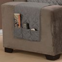 Ver imagem 2 de Protetor de Sofá Padrão 3 Lugares Classic 100% Poliéster:cinza