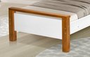 Ver imagem 5 de Cama Juvenil com Proteção Lateral Mdf com Pés de Madeira para Quarto de Criança Unissex Meli