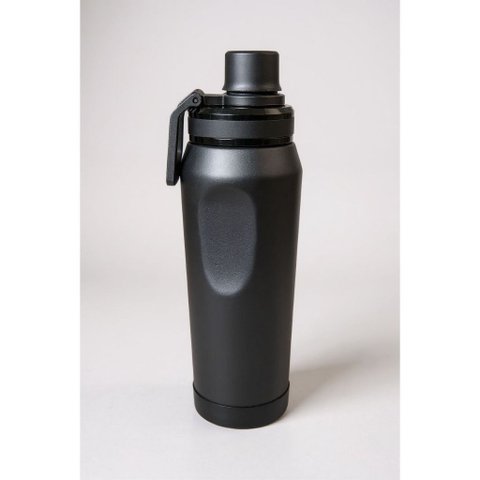 Garrafa Térmica Tr-122 650ml da Virginia Inox Hydra com Capa Protetora Academia Fitness Vyta:Preto