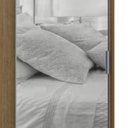 Ver imagem 6 de Guarda Roupa Solteiro 135cm 2 Portas e Espelho Delphi Avelã L01 - Mpozenato