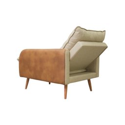 Conjunto Inglaterra Poltrona Reclinavel com Puff - 4