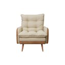 Ver imagem 2 de Conjunto Inglaterra Poltrona Reclinavel com Puff