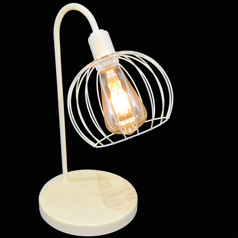 Abajur de Quarto Luminária Industrial Aramado Tangerine Bca