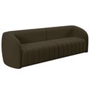 Ver imagem 6 de Conjunto Sala de Estar Sofá 292cm 4 Lugares e Poltrona Adam Veludo Marrom G45 - Gran Belo Conjunto A