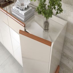 Buffet Clássico Grande para Sala de Jantar Elegance Lukaliam:jequitiba/ Off White - 2
