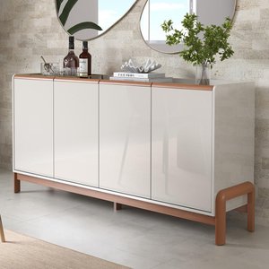 Buffet Clássico Grande para Sala de Jantar Elegance Lukaliam:jequitiba/ Off White