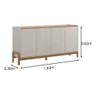 Buffet Clássico Grande para Sala de Jantar Elegance Lukaliam:jequitiba/ Off White - 7