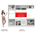 Ver mais imagens de Cozinha Completa 270003 Com Armário E Balcão Branco Branco