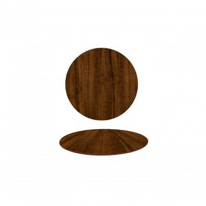 Tampo Em Mdf 18mm Redondo 120 Cm - Pau Ferro Cor Marrom