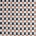 Ver imagem 3 de Tapete Sala Quarto Antiderrapante 200x140 Algodão Pilão 2:bege e Preto