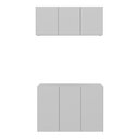 Ver imagem 5 de Conjunto Gabinete de Banheiro e Armário Aéreo 3 Portas Multimóveis Mp5048 Branco