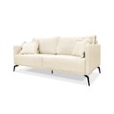 Ver imagem 2 de Sofá 3 Lugares 220cm Linho Lion Branco Pérola