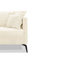 Ver imagem 5 de Sofá 3 Lugares 220cm Linho Lion Branco Pérola