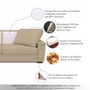 Ver imagem 3 de Sofá Decorativo Sala de Estar Champions 2 Lugares 150cm Couro Bege - Mozzelar
