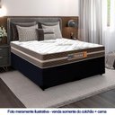 Ver imagem 5 de Cama Box Baú Casal Bipartido Suede + Colchão Molas Ensacadas Texas Prime Colchões 138x188x67cm