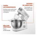 Ver imagem 5 de Batedeira Planetária Premium BP-02P-W-Ti 4,5L 700W 12 Vel Branco-Inox 110V