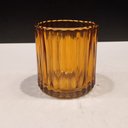 Ver imagem 5 de Castiçal Porta Vela Decorativo Home&co Vidro 8x7x7cm Marrom