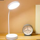 Ver imagem 2 de Luminária Mesa Usb Flexível Branca Led 4w 3 Cores 3000k 4000k 6000k 360lm 3 Níveis Brilho