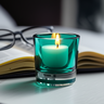 Porta-velas Decorativo em Vidro Verde Italy – Elegância e Sofisticação - 8