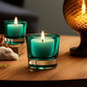 Porta-velas Decorativo em Vidro Verde Italy – Elegância e Sofisticação - 9