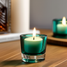Porta-velas Decorativo em Vidro Verde Italy – Elegância e Sofisticação - 6