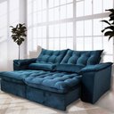 Ver imagem 3 de Sofá Retrátil e Reclinável Articulado Ipanema - 1,60m de Largura e Abertura Grande em Veludo Premium