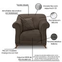 Ver imagem 4 de Poltrona Veludo Arras 